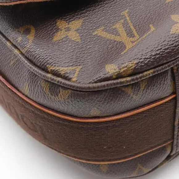 LOUIS VUITTON Authentic Brown Monogram Coated Canvas Messenger Shoulder Bag - Picture 9 of 10